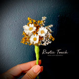 Dried flower hair individuals