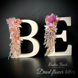 Dried Flower Letters