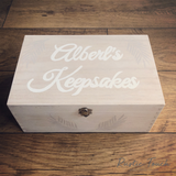 Medium personalised Keepsake Box